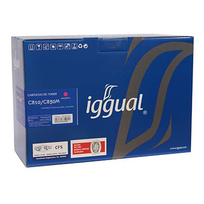 Iggual Toner Reciclado Oki C810830 Magenta
